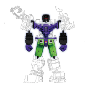 Transformers Defender Version Devastator Kits Combining Accessory